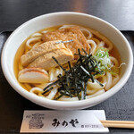 みのや  - 冷しきつねうどん