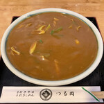 つる岡 - 豚カレーうどん（ひやあつ）