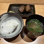 柚木元 - 一口で食べられる松茸のすき焼き