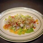 薪焼きイタリアン FIREPIT - 本日の鮮魚のカルパッチョ　1045円