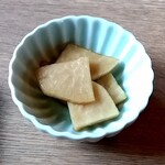 ゆるり農カフェ EVER GREEN CAFE - 今日の つけもの　大根しょうゆ漬け　120円　2025/10