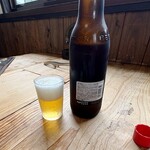 しゃも料理 鶏家 - ドリンク写真:瓶ビールはアサヒスーパードライの大瓶