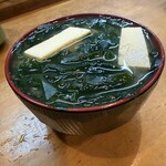 誠寿司 - 味噌汁