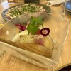 酔いどれルネッサンス - 果物と生ハムの百花見積もり書。この日は桃でした。