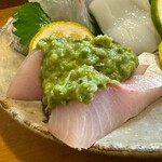 黒尊 - ヌタが美味い❗️ヒラマサ刺身