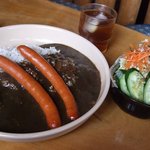 友歩嶺 - ソーセージカレー　700円