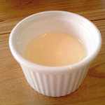 ホームメイドヌードル バッカス - ランチメニューのデザート（プリン）