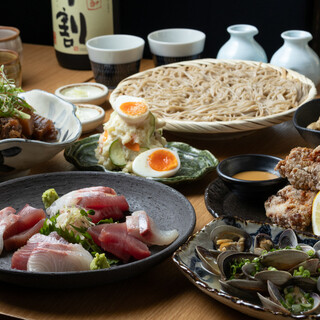 十割そば否否五杯と本家かのや_2