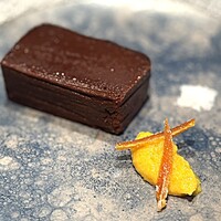 【ショコラテリーヌ オレンジソース】