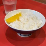 ラーメン荒畑 - ご飯大盛り