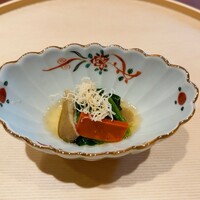 旬彩天 つちや - ほうれん草のお浸し