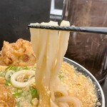 極楽うどん TKU - うどん、にゅ〜〜ん！　※結構、太いよ