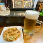 いわきっ子 - 生ビールとお通し