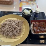 甘楽カントリークラブレストラン - 信州生そばとうな重　＋880円