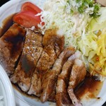 味よし - 味染みポークソテー！タレが旨い