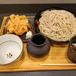 小諸そば - ２枚もり　かき揚げ付き　570円