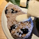 小田垣豆堂 - 丹羽黒大豆ご飯＋山の芋とろろ✨✨