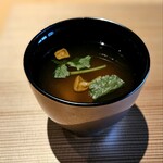 小田垣豆堂 - 贅沢な黒豆味噌のお味噌汁は上品な美味しさ