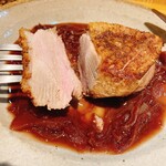 和洋折衷 ずいこう - 合鴨のステーキ