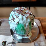 cafe maru - 翠風の氷(チョコソース抜き)