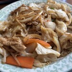 なかの食堂 - 野菜炒めアップ