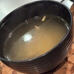 竹田屋 - ランチ　お味噌汁