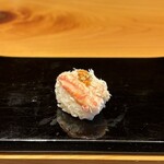 幸寿し - 毛ガニ+うちこ