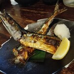 囲坊主 - 秋刀魚の塩焼き