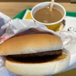 マクドナルド - プレミアムローストコーヒーS＋フレッシュ ハンバーガー