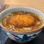 江戸そば 孫吉 - コロッケそば