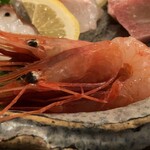 ひでや - お刺身盛り合わせ 甘えび