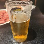 四谷三丁目 大衆焼肉 暴飲暴食 - ビール