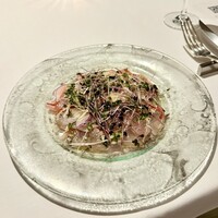 リストランテ アクアパッツァ - キンメダイのカルパッチョ