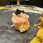 鮨げん家 - 甘海老昆布締め