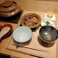 炭火割烹 庵 - 『ランチ　9品小鉢と地焼うなぎ御飯』5,800円