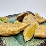 鯛きち - 自家製ずんだ餅、ゴロゴロ牛タンカレー、栗丸ごとモンプラン 断面