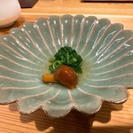 柚木元 - 原木ナメコと春菊　ナメコも主役を張る美味しさ　春菊の素朴な苦味との相性が◎