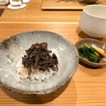 柚木元 - 香茸の天ぷらが素晴らしい　ここでしか食べられない味