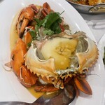 Jumbo Seafood  - ダンジュネスクラブの紹興酒蒸し　卵付きこれは美味しい！