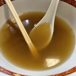 東京庵 - 『塩中華そば』のスープ
