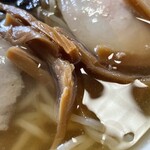 東京庵 - 『塩中華そば』のメンマ