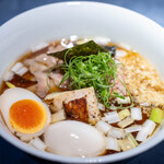 うずとかみなり - 2025.10 うずとかみなり 中華ソバ 醤油（1,200円）プレミアムトッピング（750円）