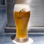 うずとかみなり - 2025.10 EBISU プレミアム 生ビール（700円）