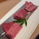 日本焼肉はせ川 - タン、ハラミ、ザブトン、トウガラシ