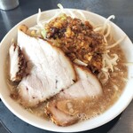 燕三条 中華そば 鬼にぼ - 鬼じろう、野菜マシ