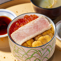 特選うにいくら炙り大トロ丼
