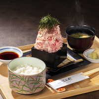 ネギトロ赤富士定食