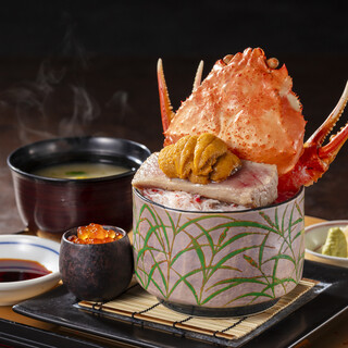 ～銀座で気軽な贅沢ランチ～豪華海鮮メニュー多数用意