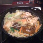 相撲茶屋 ちゃんこ 江戸沢 - 鶏ちゃんこ鍋（しょうゆ味）