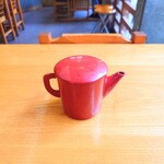 やぶ善 - 途中で提供してくれる"蕎麦湯"。